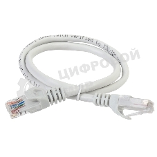 Коммутационный шнур ITK PC01-C5EU-02M (патч-корд), кат.5Е UTP, 0,2м, серый