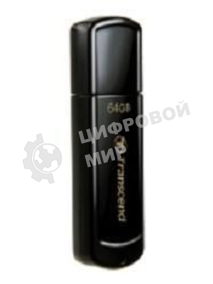Флешка USB Transcend JetFlash 350 (TS64GJF350), 64Gb, USB 2.0, R/W 15/7, черный
