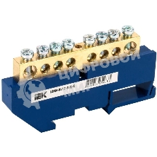 Шина нулевая на DIN-изол. ШНИ 8х12-8-Д-С IEK YNN10-812-8D-K07