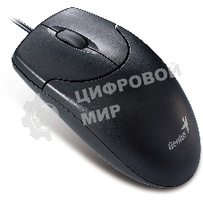 Мышь проводная Genius NetScroll 120 V2 черный, 1000 dpi, USB, кнопки - 3