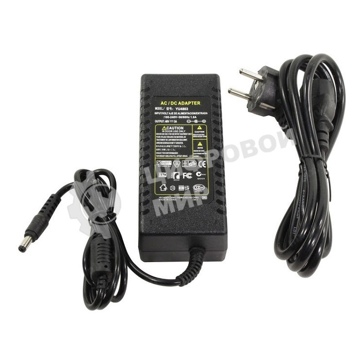 Коммутатор PoE 4 порта 10/100Mbps SWP-7504POE/2P 4xPoE+1xUplink RJ45, IEEE 802.3af, мощность 15.4 Вт на порт, БП 52В/1.25А, настенный крепеж в ком