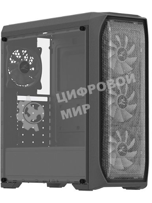 Компьютерный корпус ZALMAN N5 MF, ATX, черный, WINDOW, 1x5.25