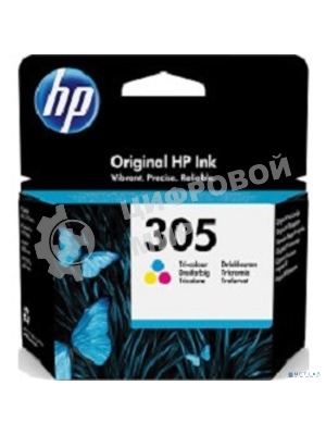 Картридж струйный HP 305 3YM60AE многоцветный (100 стр.) (2мл) для HP DJ 2320/2710/2720