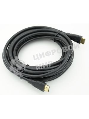 Кабель аудио-видео Behpex HDMI (m)/HDMI (m) 5м. черный ver1.4