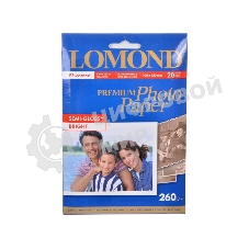 Фотобумага Lomond 1103302 10x15/260г/м2/20л./белый полуглянцевое для струйной печати