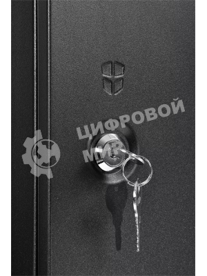 Шкаф телекоммуникационный настенный разборный ЦМО ЭКОНОМ 12U (600 x 350) дверь металл, черный (ШРН-Э-12.350.1-9005)