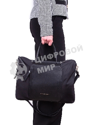 Деловая сумка женская Piquadro Lyra CA4021W92T/N с отделением для ноутбука черный ткань/натур.кожа