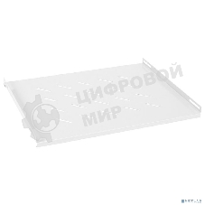 Полка Cabeus, стационарная, 1U, 35х495х400 мм (ВхШхГ), для шкафов глубиной 600мм, с комплектом крепежа, серый