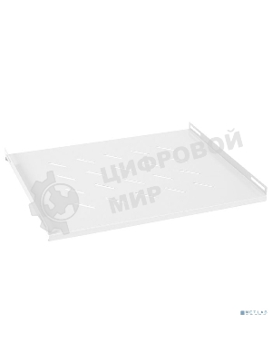 Полка Cabeus, стационарная, 1U, 35х495х400 мм (ВхШхГ), для шкафов глубиной 600мм, с комплектом крепежа, серый