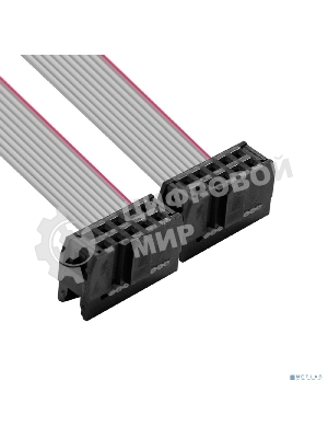 Планка портов в корпус 1xCOM ExeGate BrctDB91-LP (Com 10-pin (F) --> RS232 DB9 Male, кабель 20 см, Low Profile)