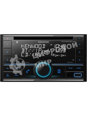 Автомагнитола Kenwood DPX-5300BT, 2 DIN, CD, Bluetooth, USB Type-A, AUX