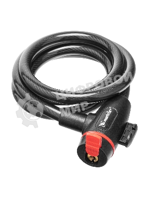 Замок тросовый универсальный с держателем Matrix 12х1200 мм