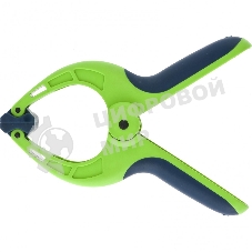 Струбцина Сибртех клещеобразная, пл, корп 2-х комп, рукоятки, усиленная пружина,2-3/4