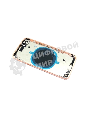Задняя крышка (корпус) в сборе с рамкой для Apple iPhone 8 золотой