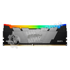 Оперативная память Kingston Fury Renegade, DDR4, 32Gb (4x8GB), 3600MHz, CL16, DIMM, с радиаторами, RGB, серебристый/черный