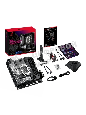 Материнская плата ASUS ROG STRIX Z890-I GAMING WIFI, LGA1851, Intel Z890, 2xDDR5, 2xSATA, 2xM.2, 1xPCI-E 5.0 x16, 1xHDMI, 2xThunderbolt 4, 1x2.5Gb LAN, 9xUSB-A, 1xUSB-C, 5.1, Mini-ITX