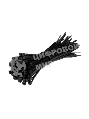 Стяжка нейлоновая Exegate EX253847RUS неоткрывающаяся CV-100B, 100 мм, упак. 100 шт черная