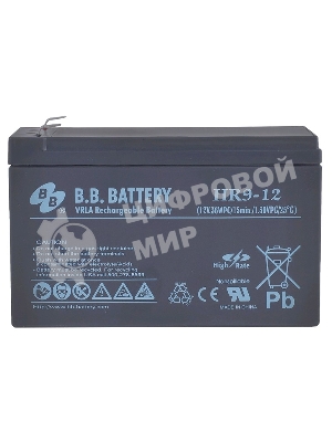 Батарея для ИБП B.B.Battery HR 9-12 (12V 9Ah)