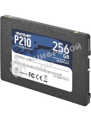 Накопитель SSD Patriot P210, 256Gb, SATA III, 2.5