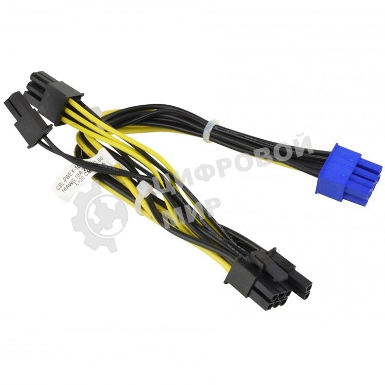 Кабель Supermicro cable GPU,2x4F/CPU to two (2x3F+2x1F)/PCIe,P4.2, 20CM,16/20A