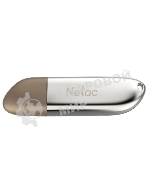 Флешка USB Netac U352 (NT03U352N-032G-20PN), 32Gb, USB 2.0, R/W 50/15, серебристый