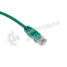Патч-корд U/UTP Rexant cat.5e, RJ45-RJ45, 26AWG, ZH нг(А)-HF, зеленый, 0,3 м