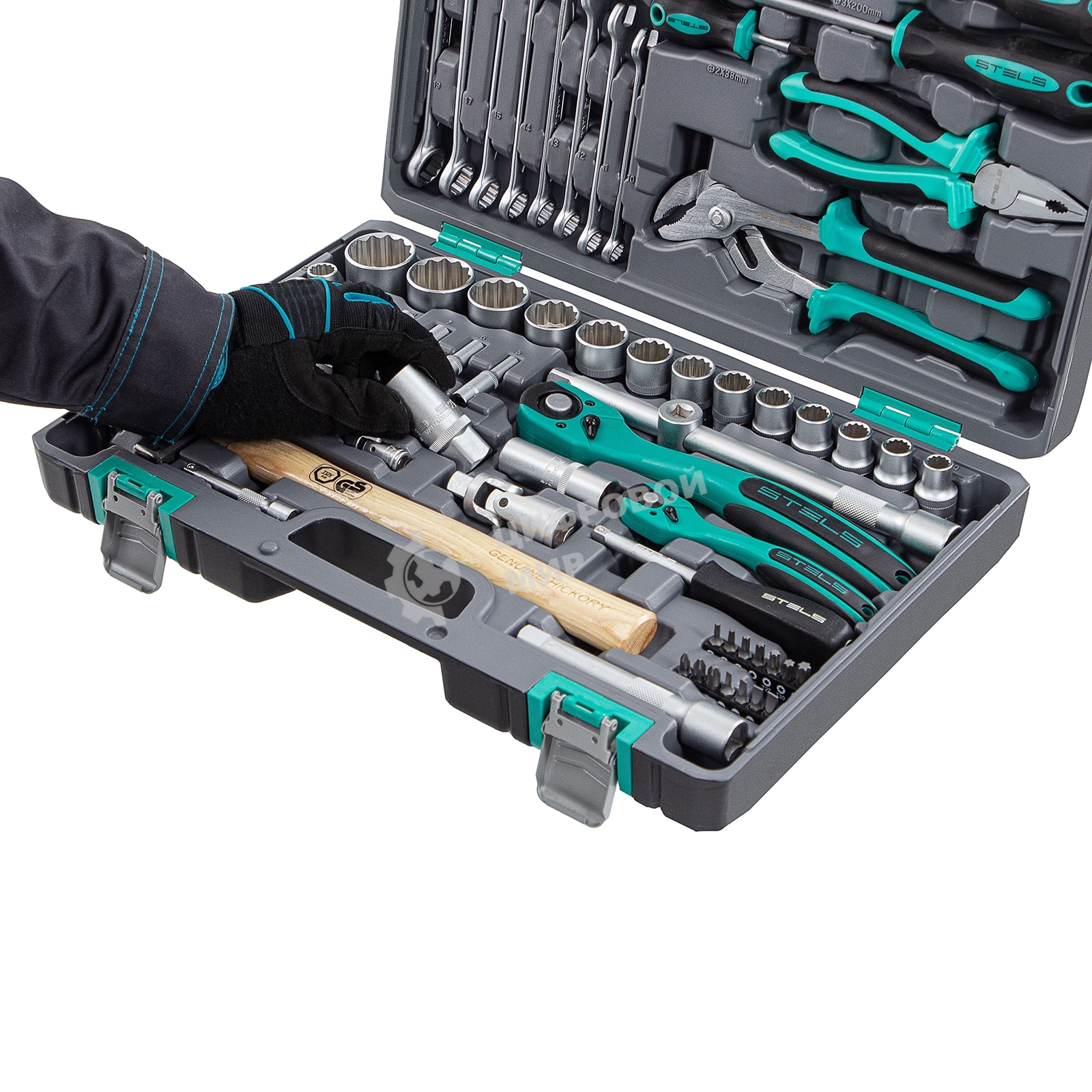 Набор инструментов Stels 14116 76 предметов 12 гранные головки