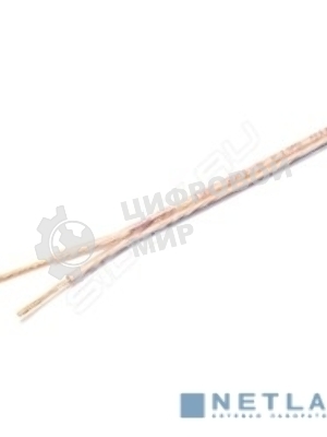 Акустический кабель Cablexpert CC-TC2x1,5-50M, прозрачный,  50 м, на катушке