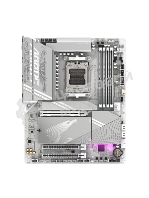 Материнская плата Gigabyte X870 AORUS ELITE WIFI7 ICE, AM5, AMD X870, 4xDDR5, 4xSATA, 4xM.2, 1xPCI-E 5.0 x16, 1xPCI-E 4.0 x4, 1xPCI-E 3.0 x2, 1xHDMI, 1x 2.5Gb LAN, 2xUSB-C 4.0, 2xUSB 3.2 Gen 2, 4xUSB 3.2 Gen 1, 4xUSB 2.0, 2x3.5 мм, 7.1, ATX