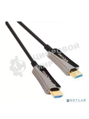 Кабель активный оптический HDMI 19M/M,ver. 2.0, 4K@60 Hz 10m VCOM D3742A-10M
