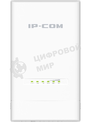 Наружная точка доступа IP-COM CPE12, 5 ГГц, до 867 Мбит/с, IP65, 1х12dbi, PoE, 2х1 Гбит/с, молниезащита 6000В