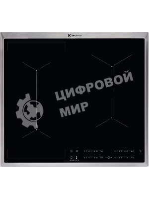 Индукционная варочная панель Electrolux EIV6340X черный/серебристый