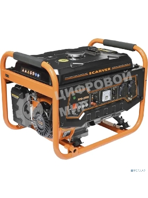Электрогенератор бензиновый Carver PPG-3900A, 3.2 кВт, 67 дБ, 42 кг
