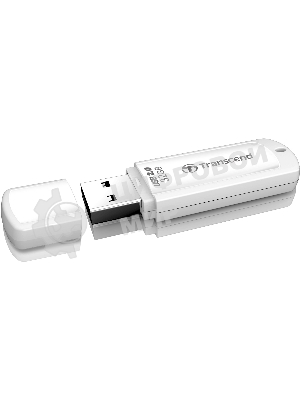 Флешка USB Transcend JetFlash 370 (TS32GJF370), 32Gb, USB 2.0, R/W 12/5, белый