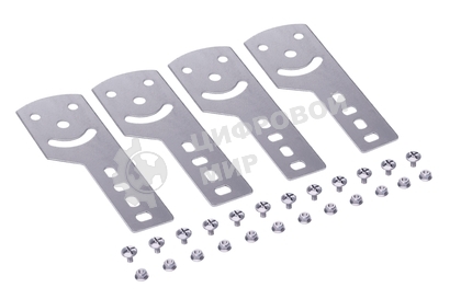 Пластина крепежная DKC 30015K GSV H100 (4 шт) в комплекте с крепежными элементами для монтажа