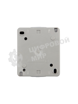 Розетка одноместная Kranz INDUSTRIAL открытой установки с заземлением, IP54 серая