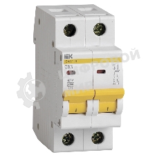 Выключатель автоматический модульный 2п C 63А 4.5кА ВА47-29 IEK MVA20-2-063-C