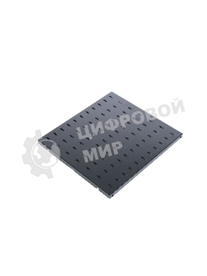 Полка перфорированная грузоподъемностью 100 кг., глубина 620 мм, черный