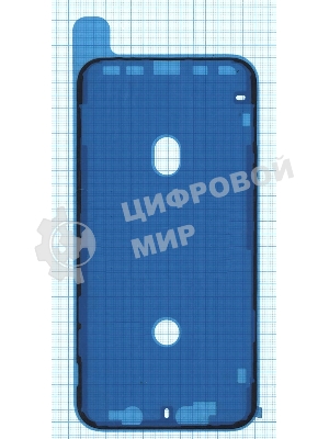 Водозащитная прокладка (проклейка) для iPhone XR, черная