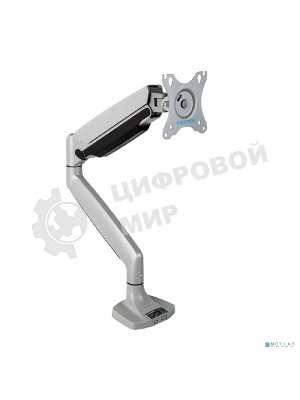 Кронштейн Kromax OFFICE-21 серебристый, 6 шт/уп. Кр. алюм. настол. для мон. 17