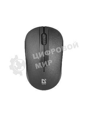 Мышь беспроводная Defender Datum MM-285 черный, 1600 dpi, радиоканал, USB, кнопки - 3