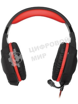Игровые стереонаушники с микрофоном SVEN AP-G988MV, черный-красный Игровые стереонаушники с микрофоном SVEN AP-G988MV, черный-красный