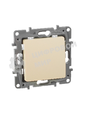 Выключатель 10АХ, на винтах, сл.кость ETIKA 