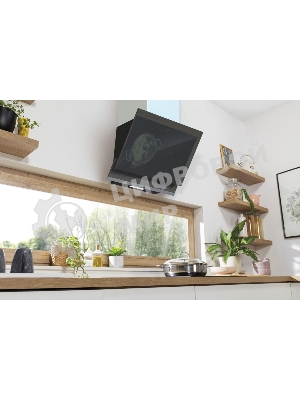 Вытяжка наклонная Gorenje WHI649X21P черный/серебристый, 60 см, 740 куб. м/ч, 67 дБ