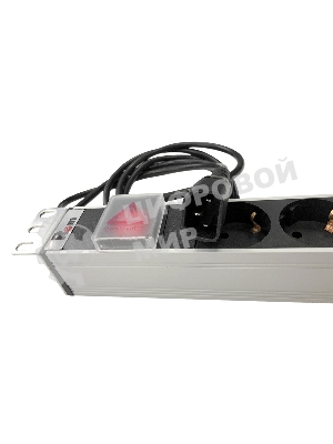 Блок розеток Rem-10 с выкл., 12 IEC 60320 C13, 10 A, алюм., 19