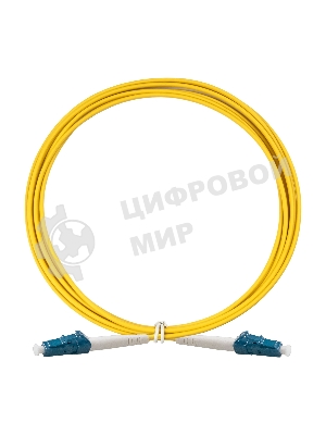 Патч-корд волоконно-оптический ExeGate FC-S-9-LC-LC-5M-LSZH (Шнур ВО SM 9/125 (OS2/G.652.D), LC/UPC-LC/UPC, Simplex, LSZH, 5м)