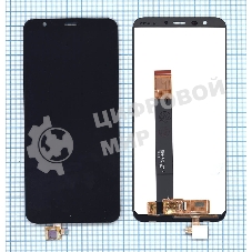 Дисплей для Meizu M8c черный