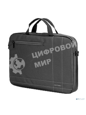 Сумка для ноутбука Сумка Continent CC-201 GA(нейлон, серый, 15,6'')