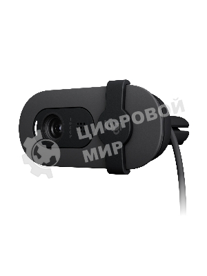 Веб-камера Logitech Brio 105 1920x1080, 30 кадр/с, USB Type-A, микрофон (шумоподавление), шторка приватности, автоосвещение, универсальное крепление