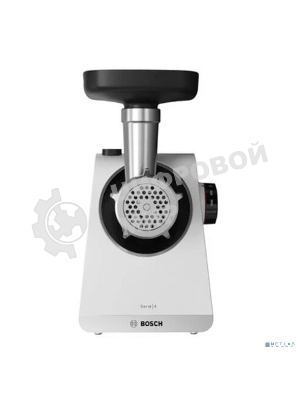 Мясорубка электрическая Bosch MFWS420W белый, 1900 Вт, 2.5 кг/мин, реверс, насадки - 3